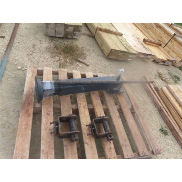 Trailer Jack Lift + 2 Load Strap Tighteners & (2) 20' Angle Iron