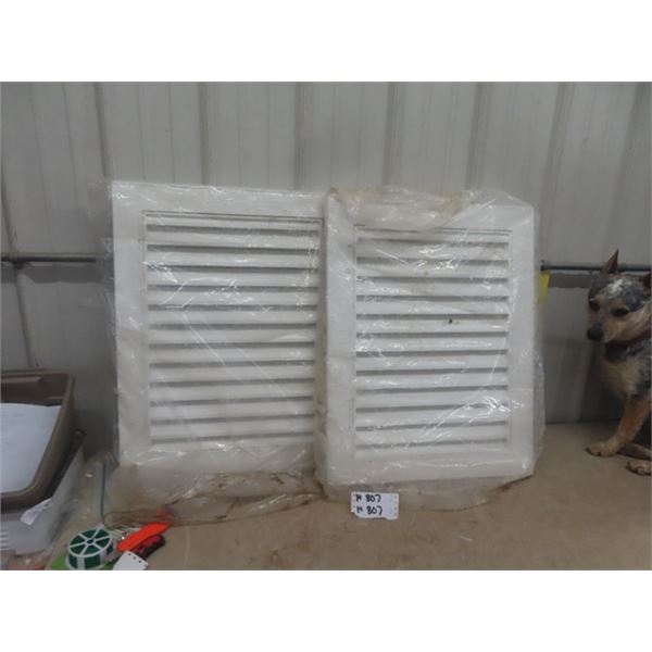 2 New Gable Vents