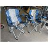 Image 5 : 4 Folding Yard Chairs