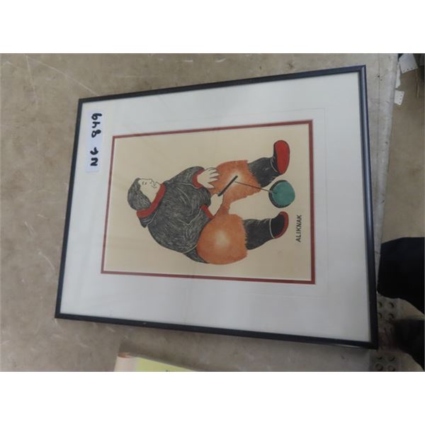 Indigenous Framed Print by Aliknak 12" x 15"