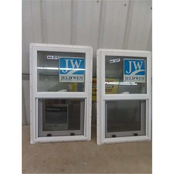 2 New Windows 18" x 30"