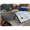 Image 2 : Galvanized Tubs, Enamel Roaster & Sink