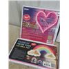 Image 2 : 5 New Neon Lights; Rainbow Hearts, Shooting Star, Palm Tree