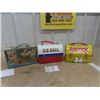 Image 1 : 3 Metal Lunch Kits; 1) Thermos- Snoopy 1968, 1) US Mail, 1) Walt Disney Mary Poppins