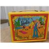 Image 2 : 3 Plastic Lunch Kits & 2 Thermos; 1) Barbie MAttel 1972, 1) Smurfs with Thermos, 1) Aladdin Holly Ho