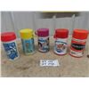 Image 1 : 5 Aladdin Thermos; 1) Ovaltine 1976 Games of the XXI Olympiad, 1) Chevrolet, 1) Osmonds 1973, 1) Hea
