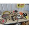 Image 1 : Circular Saw Blade, Air Hose, Clamps, Filter Wrench