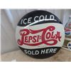 Image 2 : Modern Metal Pepsi Sign & 6 Pack Pepsi 750ml Bottles + Carrier