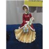 Image 2 : 2 Royal Doulton Figurines; 1) Amelia, 1) Pretty Ladies