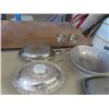 Image 3 : Silverwear, Trays, Bowls, Covered Server plus more