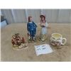 Image 1 : Hummel Ornaments, Pinky + Blue Figurines, Bunnykins Cup