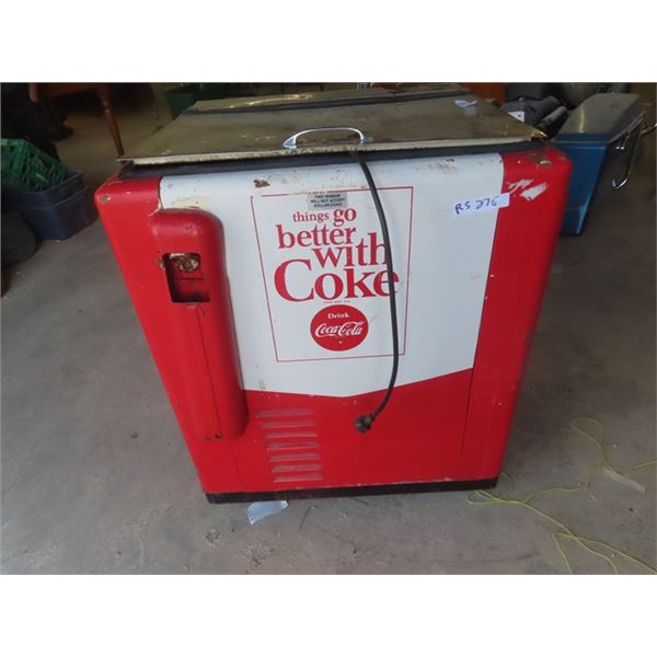 Coca-Cola Chest - Compression comes on but unsure if unit cools 20" c 36" x 30"