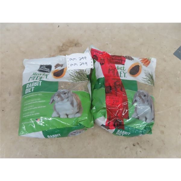 (2) 8lb Bags of Rabbit Food