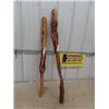 Image 1 : 2 Diamond Willow Walking Sticks