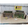 Image 1 : 2 Wooden Pop Crates & 50 plus Bottles; 7Up, Canada Dry, Red Rock, Mission, No Grape plus others