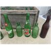 Image 2 : 2 Wooden Pop Crates & 50 plus Bottles; 7Up, Canada Dry, Red Rock, Mission, No Grape plus others