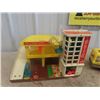 Image 2 : 3 Fisher Price Toys; 1 Garage, 1 Cash Register, 1 Xylaphone, School Bus