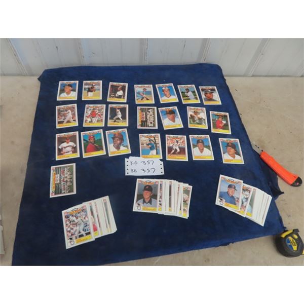 Set of 4 Topps All-Star Baseball Cards for Years 1985, 86, 87, 88