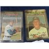 Image 2 : 2 Topps Chewing Gum Signature Cards; Rod Carew + Phil Nierko