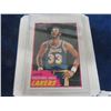 Image 2 : 7 Topps NBA Basketball Cards ; Kareem, Magic, Cheeks, Boone plus others