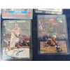 Image 2 : 5 NBA Assorted Cards; Byrant (rookie), 2 Signature 1 Jersey & 1986 Louis Orr (Graded)