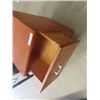 Image 3 : Wooden 2 Drawer Cabinet 26" x 18" x 18.5"