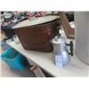 Image 3 : Metal Flour Bin, Copper Boiler, Aluminum Kettle