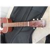 Image 3 : Art + Lutherie Canada Electric 6 String Parlour Guitar - Roadhouse Havana Brown with Case