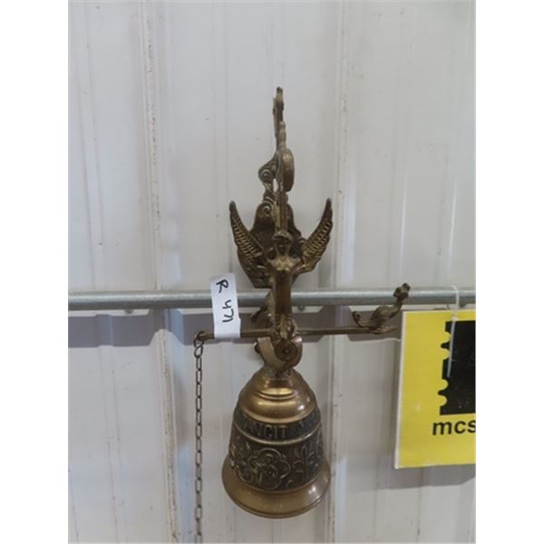 Wall Mount Brass Bell