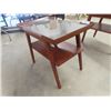 Image 3 : 2 Mid Century  End Tables 23" x 28" x 19"