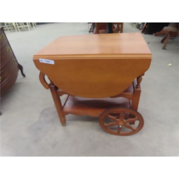 Tea Wagon - Drop Leaf with Drawer