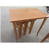 Image 2 : Stand with Folding Stands Tucked Underneath- 1 Big Stand 22" x 24" x 16" , 4 Smaller 19" x 15" Wide