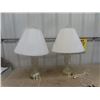 Image 1 : Set of 2 Pin Wheel Crystal Table Lamps