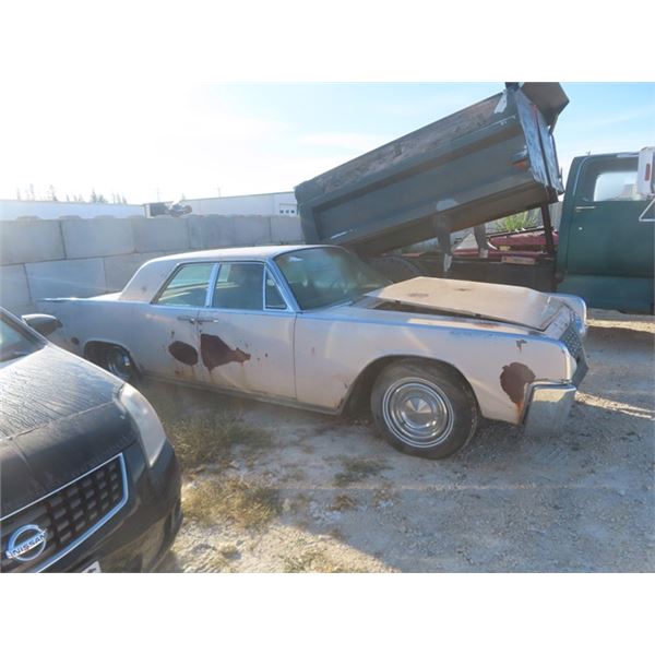 62' Lincoln Continental 8 Cylinder 4 Door with Rear Suicide Doors - Original Complete- NOT Running -