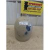 Image 1 : 3 Gal Beehive Salt Glazed Crock Jug with Flower