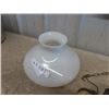 Image 3 : Aladdin BRass Hanging Lamp with Shade - Has Been Electrified