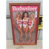 Image 1 : Budweiser Framed Poster 16" x 27"