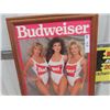 Image 2 : Budweiser Framed Poster 16" x 27"