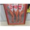 Image 3 : Budweiser Framed Poster 16" x 27"