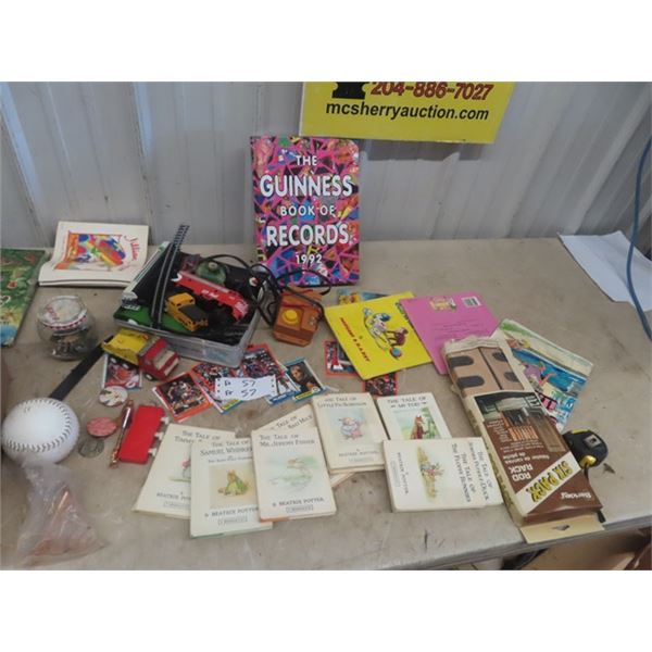 Childrens' Books, Train Set, Guinness Record Book, plus more