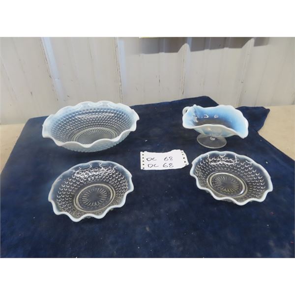 4pc Fenton Serving Bowls or Platters