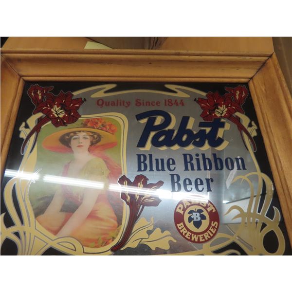 Pabst Beer Sign, Budweiser Sign, Tobacco Tins Small Fire Extinguisher