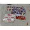 Image 1 : Sports Cards, Metal ' Caution Children' Sign Porcelain Skull + Cross Bone Sign