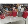 Image 1 : 6 Metal Gas Cans
