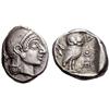 Image 1 : Greek coins, Attica, Athens, Tetradrachm