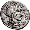 Image 2 : Roman Rep., Q. Curtius and M. Silanus. Denarius