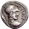 Image 2 : Roman Rep., M. Valerius Messalla. Denarius