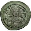 Image 2 : Byzantine Emp., Justinian I, Follis year XII (538-539)