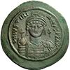 Image 2 : Byzantine Emp., Justinian I, Follis year XII (538-539)