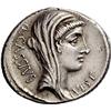 Image 2 : Roman Rep., Q. Cassius Longinus. Denarius 55